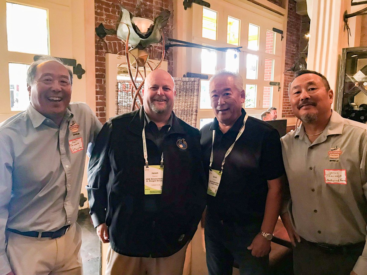 USAOnions's tweet photo. A week ago today! PMA Foodservice was great for USA Onions. Connecting with friends and customers at the expo and at our special VIP brunch! And Montrio Bistro rocked it with their ultra-cool recipes @pma #usaonions #onions #loveourcustomers #monterey #montriobistro https://t.co/ewpMSz8K1b