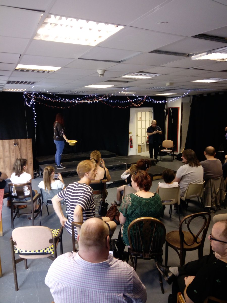 NiFImprovFest's tweet photo. We're jammin'! The stage is now open at @Alphabetti for 'Say What?! The Open Improv Jam' https://t.co/ypvxvIbbwE