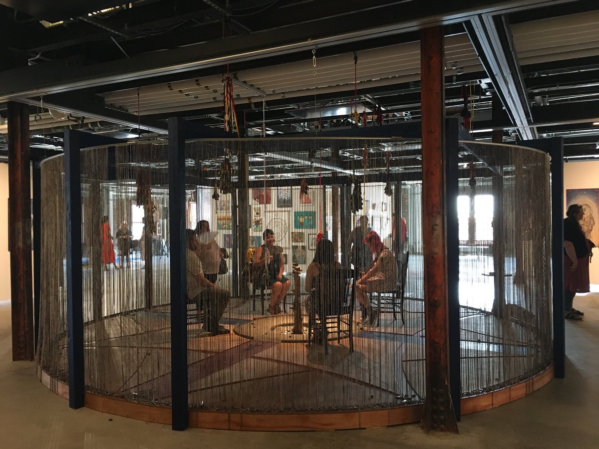 SeattleArts's tweet image. Today is the last day to see this exhibition by Indigenous creatives! We are open until 4pm. #seattlearts #yehaw #indigenouscreatives