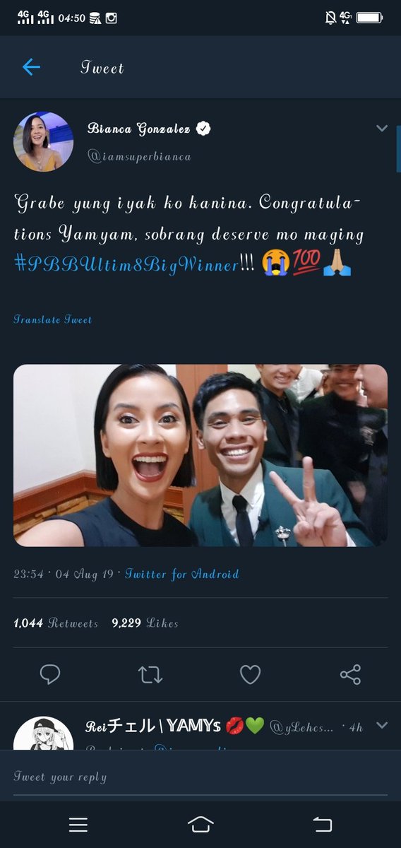 JoanMigue2's tweet photo. Salamat po sa mga Host nang Pbb💙😍 Miss Biance,Miss Toni and Alex G.🙏👌👌👌 https://t.co/EEA3sfr2Cp