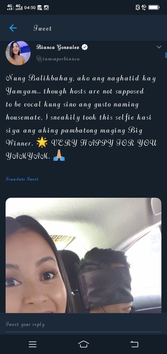 JoanMigue2's tweet photo. Salamat po sa mga Host nang Pbb💙😍 Miss Biance,Miss Toni and Alex G.🙏👌👌👌 https://t.co/EEA3sfr2Cp