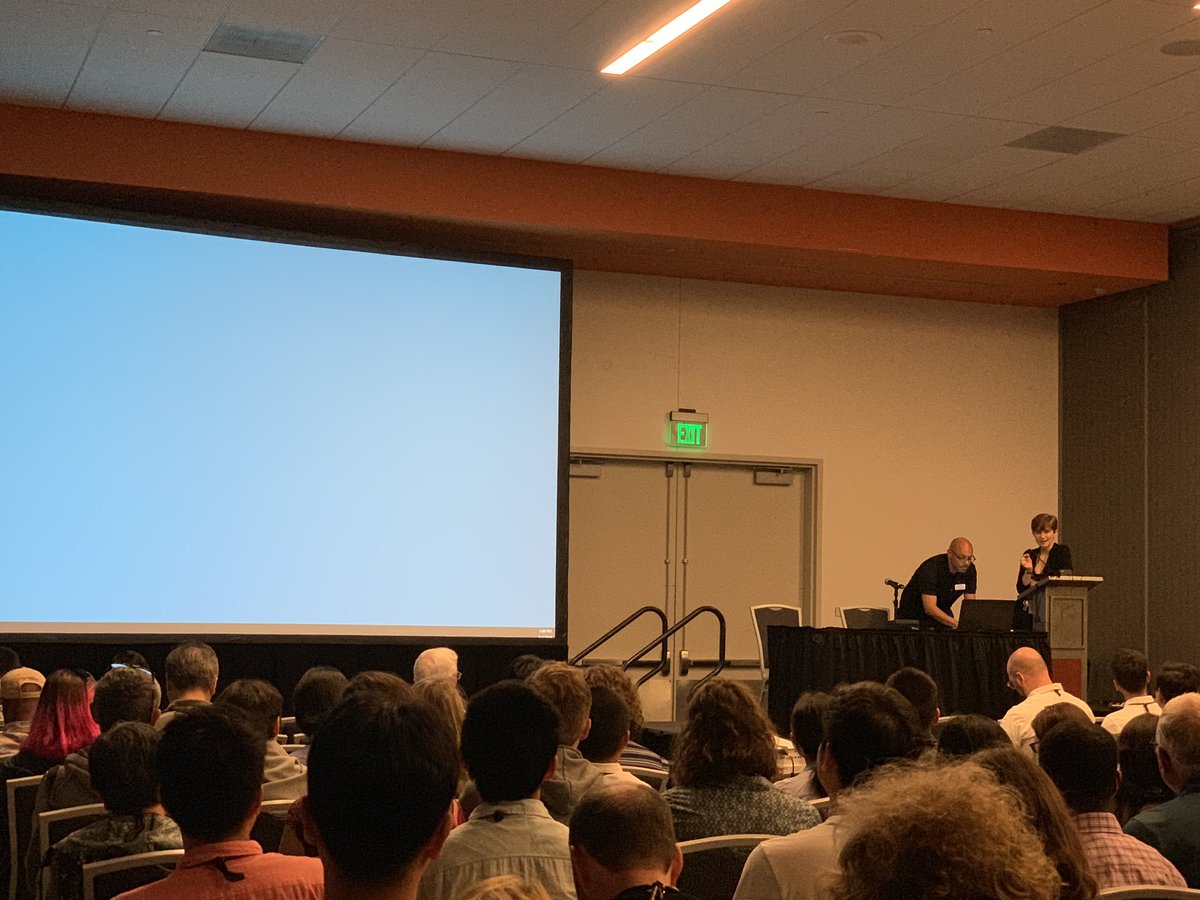 rachmmccoy's tweet photo. @Rebecca_Roston is rocking her talk in the absence of slides! I hope I can be as poised in the face of challenges! #freezingtolerance #PlantBio19 https://t.co/A6z7aivJig