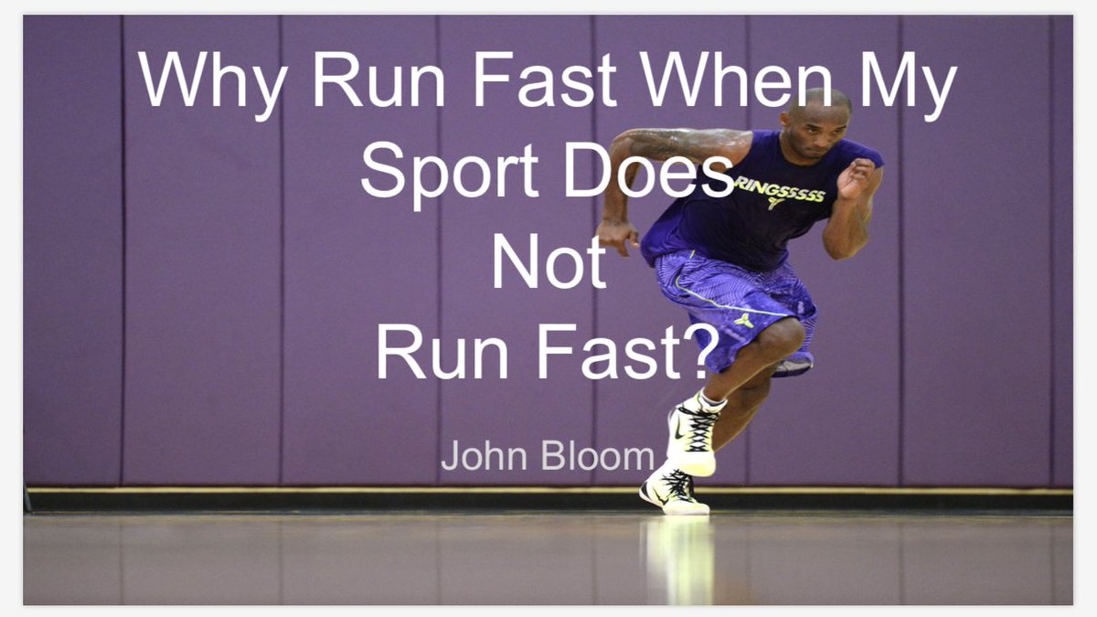 johnbloom30's tweet photo. Even though basketball is mostly ACC and COD, there are still major global benefits from training at top speed. Increasing top speed also affects the entire acceleration profile and all sub-maximal intensities of running. https://t.co/i0D9UYBdPD