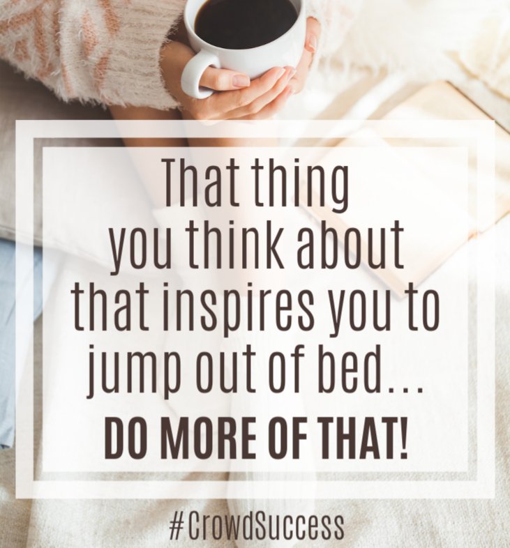 VirtualMarketer's tweet photo. Your life's purpose really isn't hard to identify...

...it is whatever inspires you to take action!

#inspiration #MondayMotivaton #quote #startup #business #entrepreneur #career #life #ThinkBIGSundayWithMarsha #CrowdSuccess https://t.co/QoYJyvzxLS