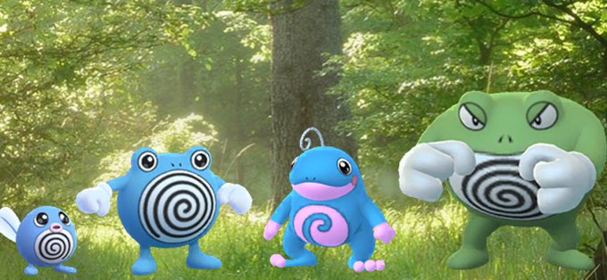 Onepoke 明日からニョロモの出現率アップや４匹の色違いが登場 今までの流れで イロチ確率や出現率はどのくらいになる グローバルチャレンジもいよいよイベントと共に開始 T Co Tby4mfmklr ポケモンgo ニョロモ 色違いポケモン