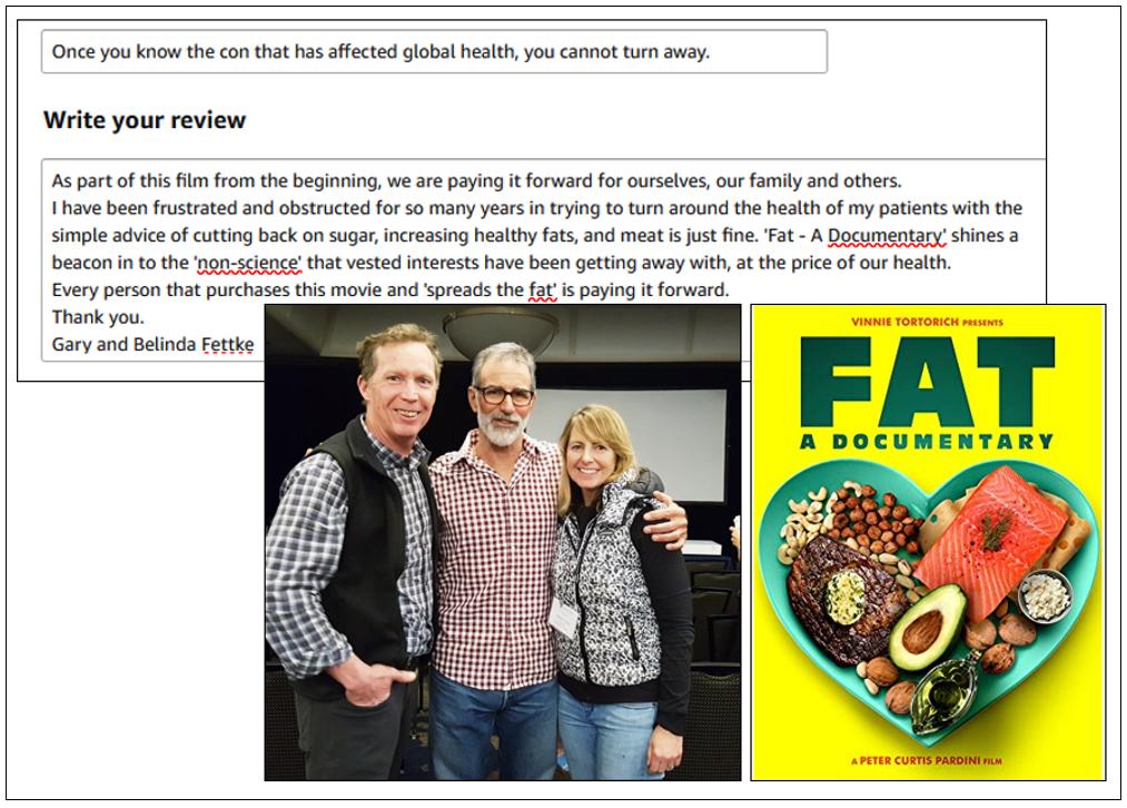 FructoseNo's tweet image. Pay it forward by 'Spreading the Fat'. Just back from the USA and purchased our copies of DVD/Blue Ray via Amazon to give to those that need to hear the message. #FatDoc may just be a game changer for many. Nobody likes to be conned. Add your review 🙏. amazon.com/dp/B07RLHNQFF/…