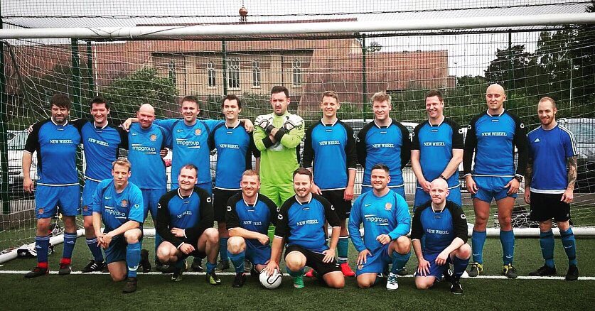 ThornhillJamesT's tweet photo. Awesome day rolling back the years and playing in the inaugural @TotsCoaching 
Charity Shield 🙌🏻⚽️ a goal and and assist 👌🏻 sign him up! ⚽️

A great game played in great spirit and made over £600 for @TheBHF and @CR_UK! ❤️ #WrenthorpeRangers #oldboys #treble #champions https://t.co/2n6eCFguQs
