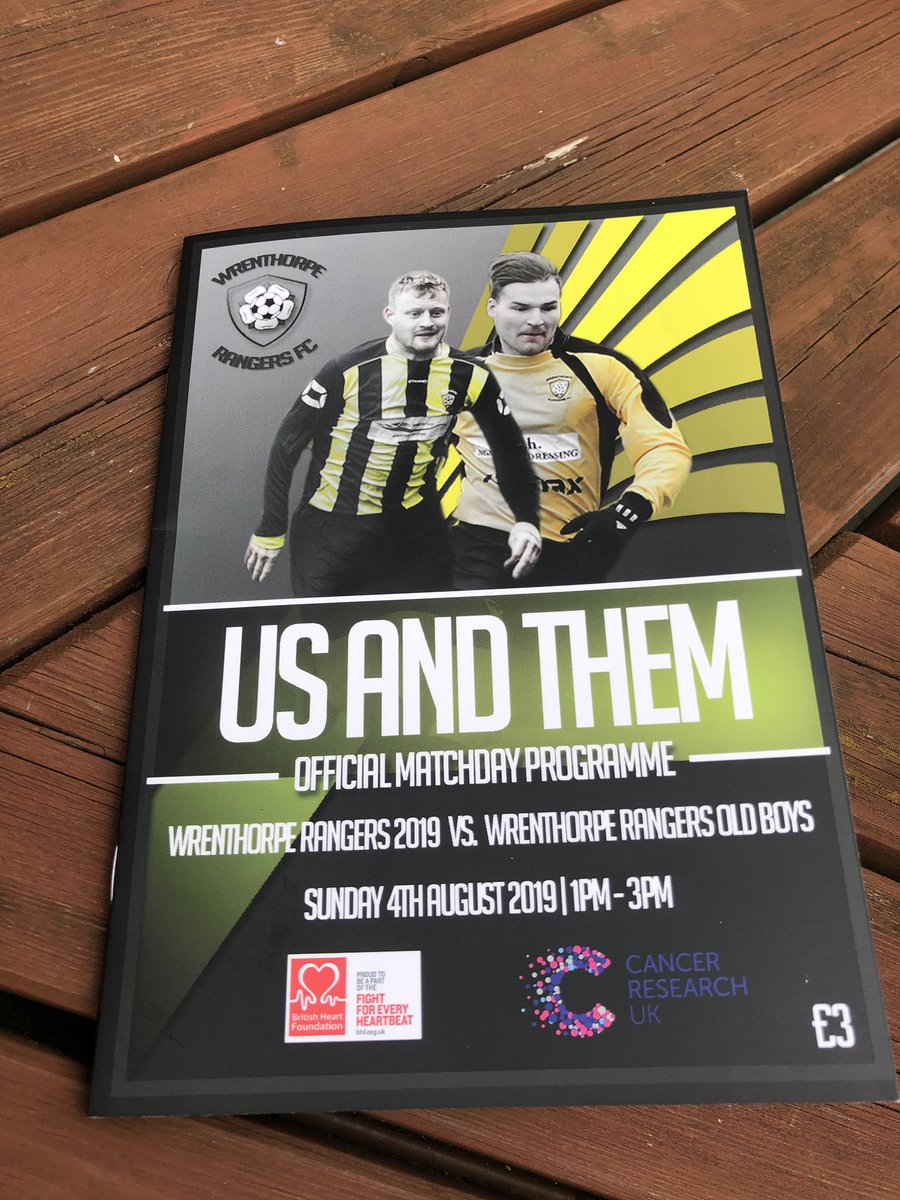 ThornhillJamesT's tweet photo. Awesome day rolling back the years and playing in the inaugural @TotsCoaching 
Charity Shield 🙌🏻⚽️ a goal and and assist 👌🏻 sign him up! ⚽️

A great game played in great spirit and made over £600 for @TheBHF and @CR_UK! ❤️ #WrenthorpeRangers #oldboys #treble #champions https://t.co/2n6eCFguQs