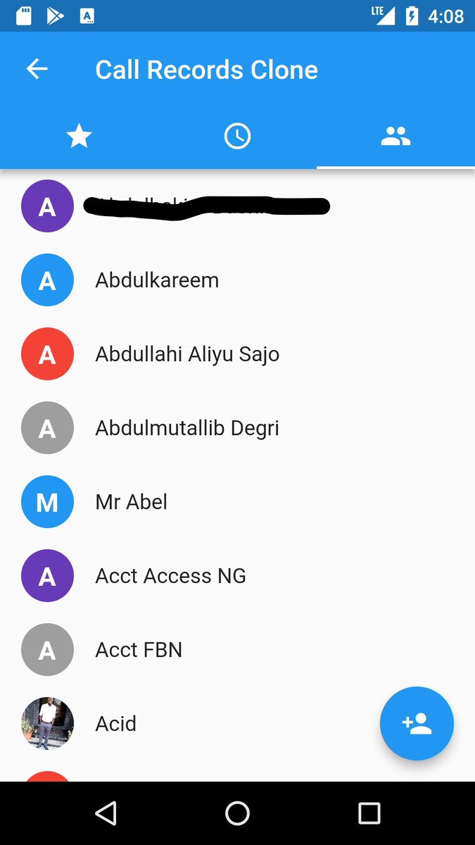 doken_edgar's tweet photo. Started learning #Flutter and tried replicating the Android phone records app for practice sake..  Baby steps, but still headed in the right direction. Decent effort. #flutterdev https://t.co/Wwup2tYYfe