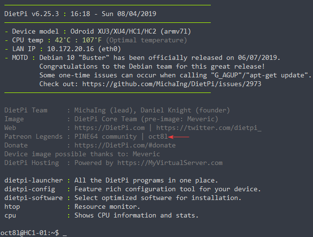 Dietpi Update - 