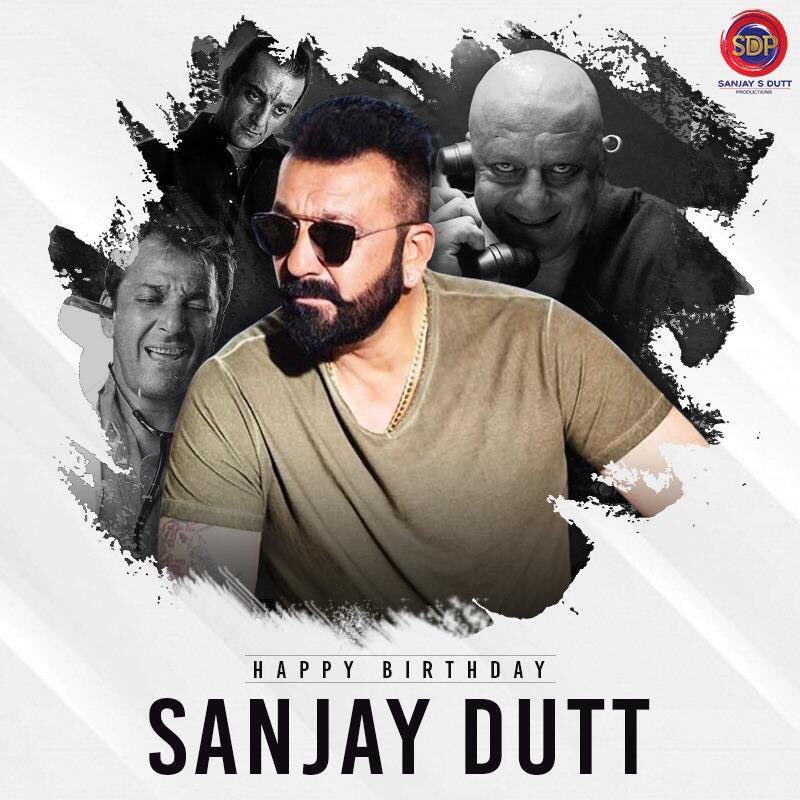 Happy birthday sanjay dutt 60years old Bollywood superstar 