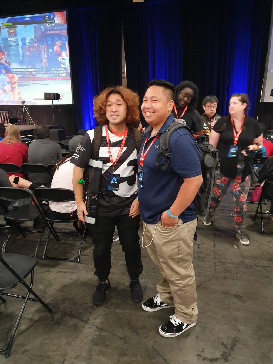 GenuineGamingAU's tweet photo. #EVO2019 was such an amazing experience for all of our #GGFGC family!

Final standings:

#TEKKEN7
@TK_SAINT - 17th (Out of 1899!)
@Deeon_Grey - 49th
@4LCH3M15T - 193rd 
@_FaYd_ - 257th

#SFV
@RumoursAU - 129th
@xaverunsgdlk - 513th

#MK11
@Gilbagz - 129th

#WEAREGENUINE // @EVO https://t.co/K9oE35cWwV