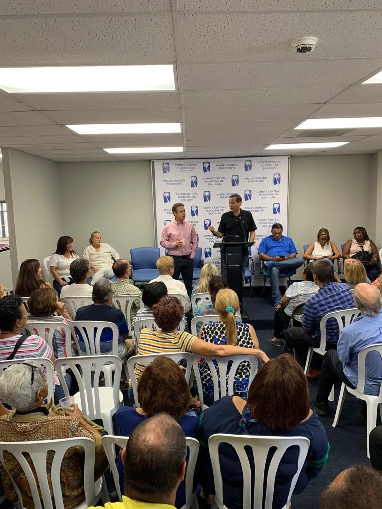 RepJorgeNavarro's tweet photo. Participando en la reunión del Comité Central Municipal de SJ junto a @Miguel_Romero_ donde el apoyo a la permanencia de Pierluisi en la Gobernación fue absoluta. https://t.co/6Pp3VbqKNt