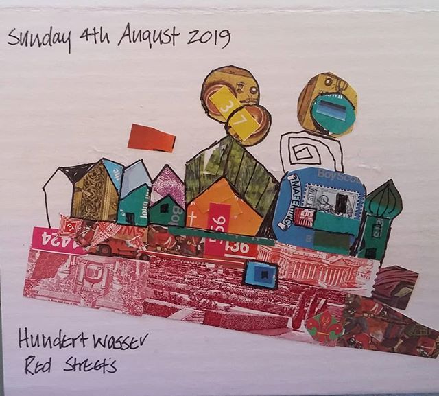 valburgh_illies's tweet photo. #sketchpackproject2019 Hundertwasser's Red Streets, reinterpretation. Mixed media and collage using postage stamps.

#mixedmedia #artoninstagram #valmyburghart #quirkyart #instaart #design #draweveryday #illustrator #illustration  #hundertwasser #collage… https://t.co/VEDPCaknhb https://t.co/vFoa1yU9Bf