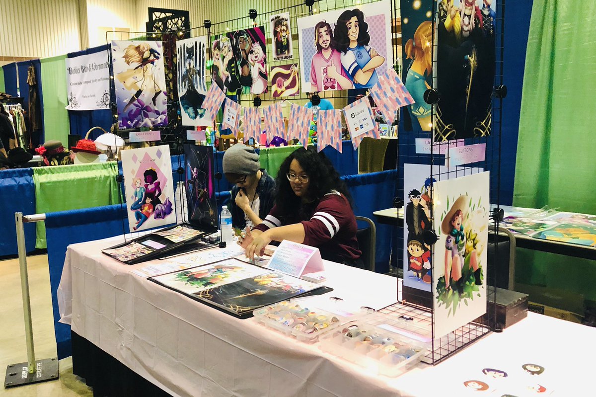 katiekat_artist's tweet photo. AMA-CON Day Two has begun!!! Can’t wait to see you guys! #amacon19 ✨✨ https://t.co/GKGnMtcMRQ
