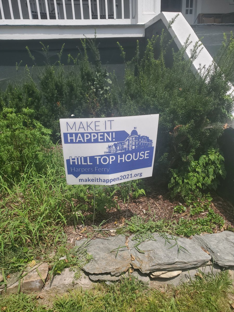 twistedjasmine's tweet photo. Hey @ATWWDpodcast I visited Harper's Ferry, attempted to go into the house but there was someone constantly patrolling - but restoration plans are underway!!! #hilltophouse https://t.co/YXDTZRCZKZ