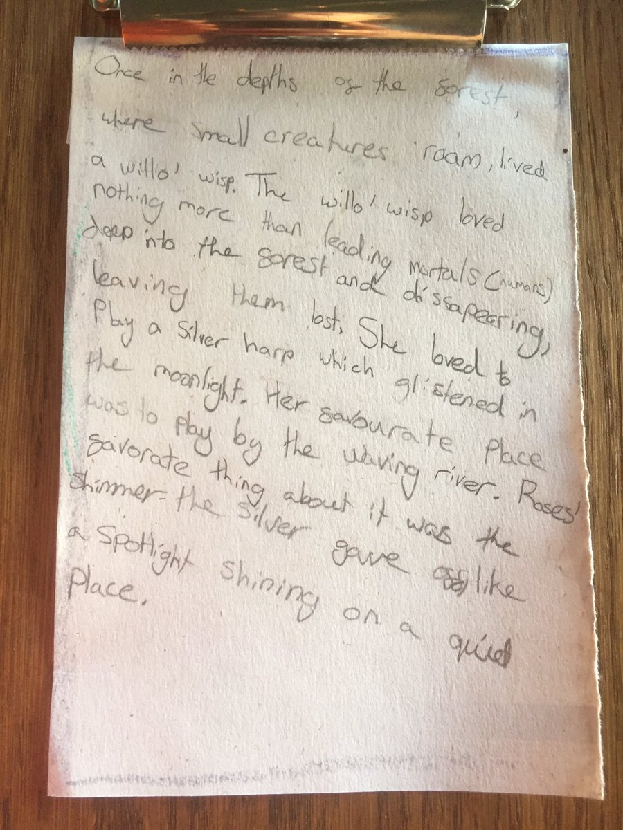 GrimmAndCo's tweet photo. Look at these wonderful words written by Daisy, aged 9! Inspiring. @festunderstars #UTSf19 #barnsleyisbrill https://t.co/Lkafq1cRVj