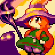 ドット絵『魔法使いとしもべ』 #dotpict #pixelart #ドット絵