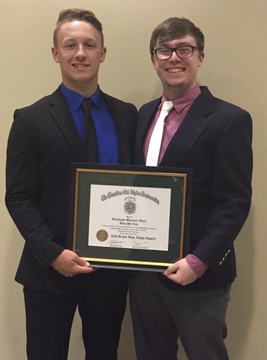 Bringing it back to Cape! For the third time in history, our chapter has been awarded the Grand High Alpha Award - awarded to the top Lambda Chi chapter annually!