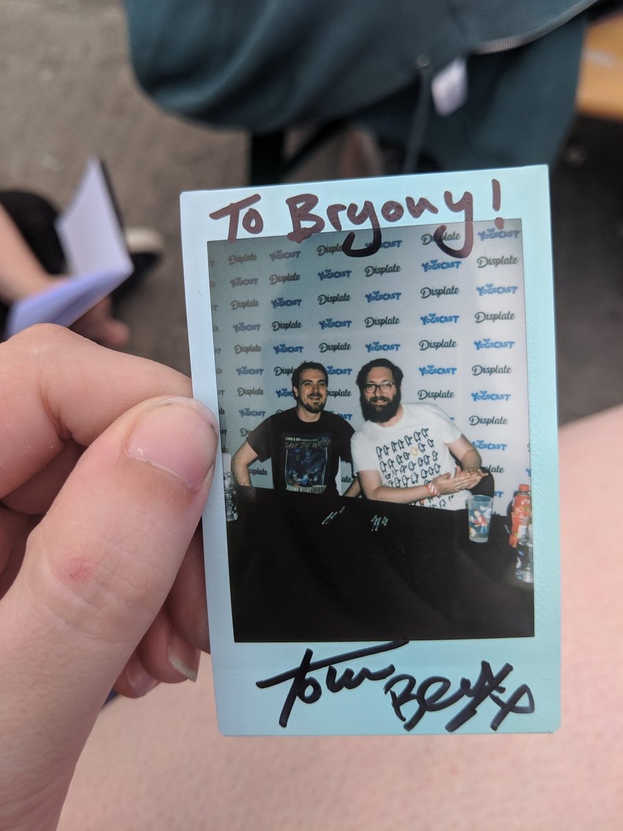 briibirb's tweet photo. Thank you @Bedgarsan and @Angory_Tom for being amazing even though I didn't get to see you at the signing 🥰 good luck with the rest of the con! https://t.co/CQnymuIZgq