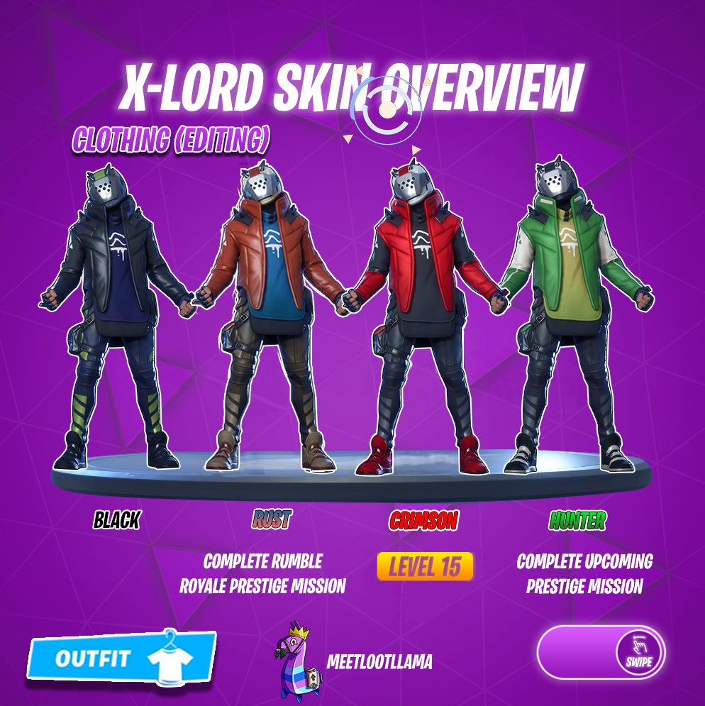 MLL on X: As promised here's the X-Lord skin overview