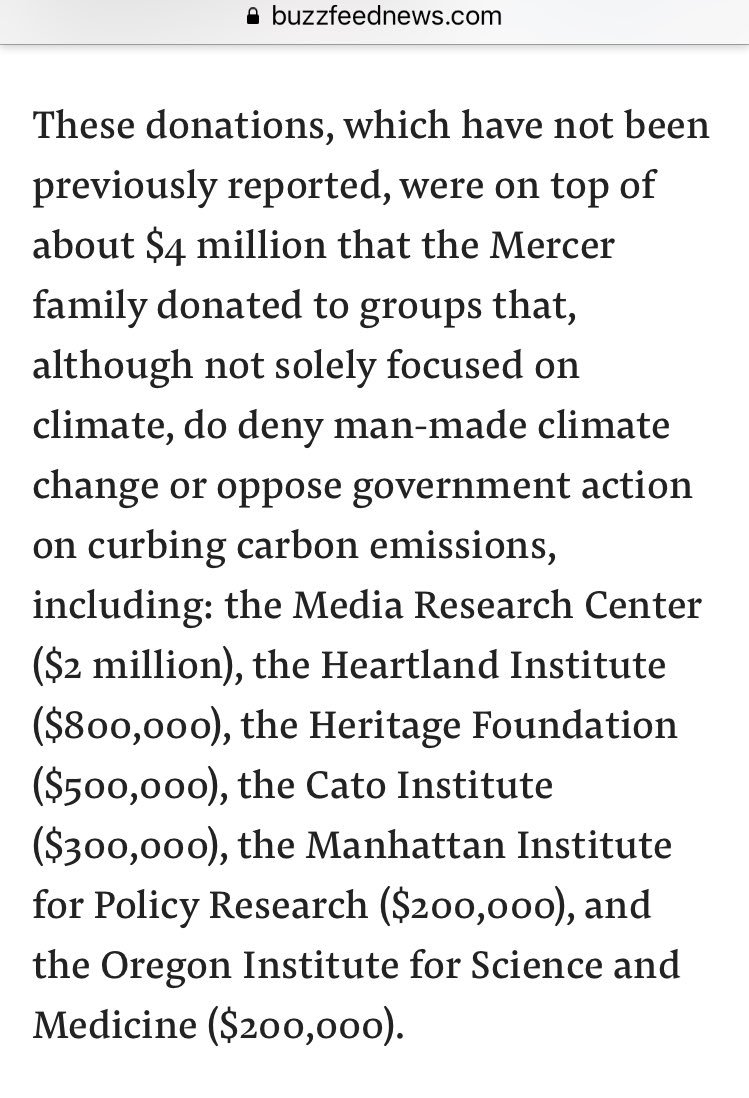 27/ GERIANDERTHAL: Lowlights from Mercer’s generous giving to organizations that promote climate misinformation, denying climate science and eschewing facts that “fossil fuels drive global warming or that climate change has potentially dire impacts.” See #26 for full story link.