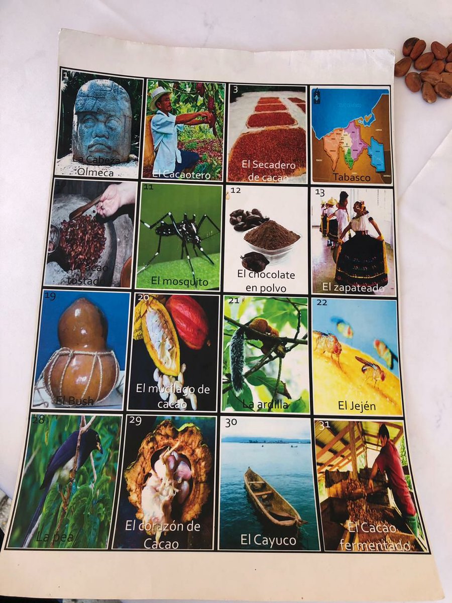 Turismo_Tabasco's tweet photo. 🎴¡Que interesante!🎴

Disfruta de la lotería tabasqueña en  el Festival del @QuesoTabasco, con la peculiaridad de que las fichas para apuntar son ¡SEMILLAS DE CACAO!

#QsoFest #SomosLaGeneraciónQ #Quessenials #ÁrmalaEnTeno #FelizDomingo https://t.co/HZnOj4bYxu