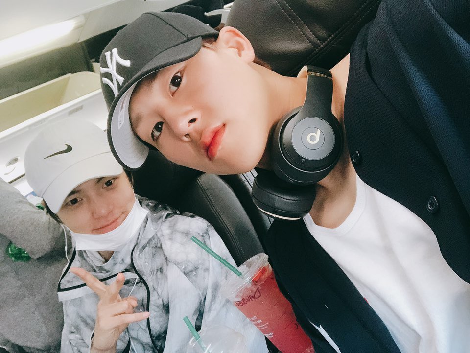 OfficialMONSTAX's tweet photo. [#주헌] Bye Bye Newyork~!! https://t.co/hvyFFICsQw