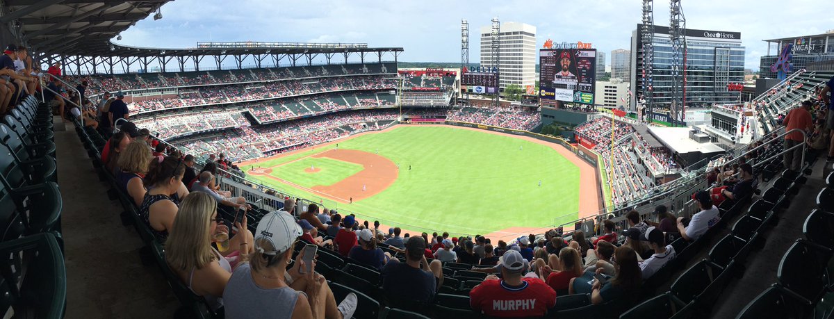 jonridinger's tweet photo. Ballpark #24 all-time @Braves #ATL #BallparkBucketList @MLBcathedrals https://t.co/qILmscXXsU