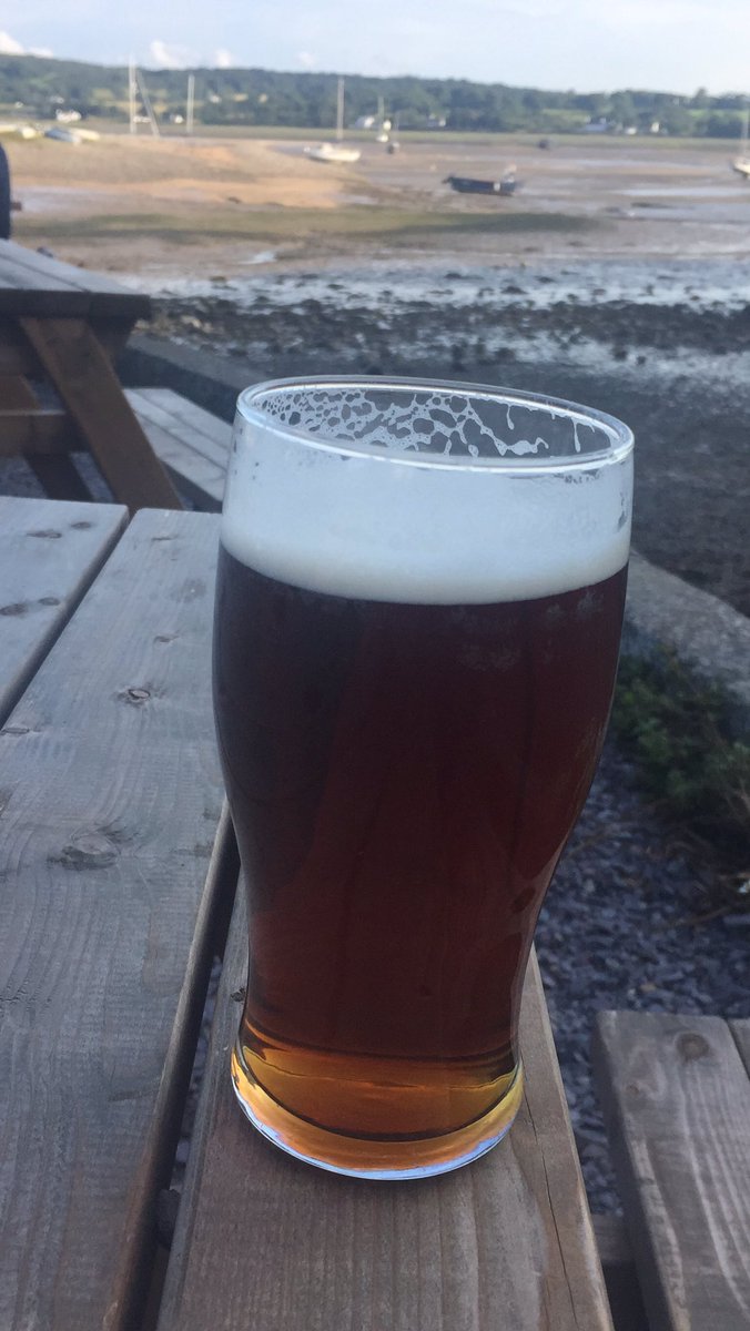 <a href="/ConwyBrewery/">Conwy Brewery</a> Having a gorgeous pint of Kenneallys bitter down at the Ship Inn Red Wharf bay.