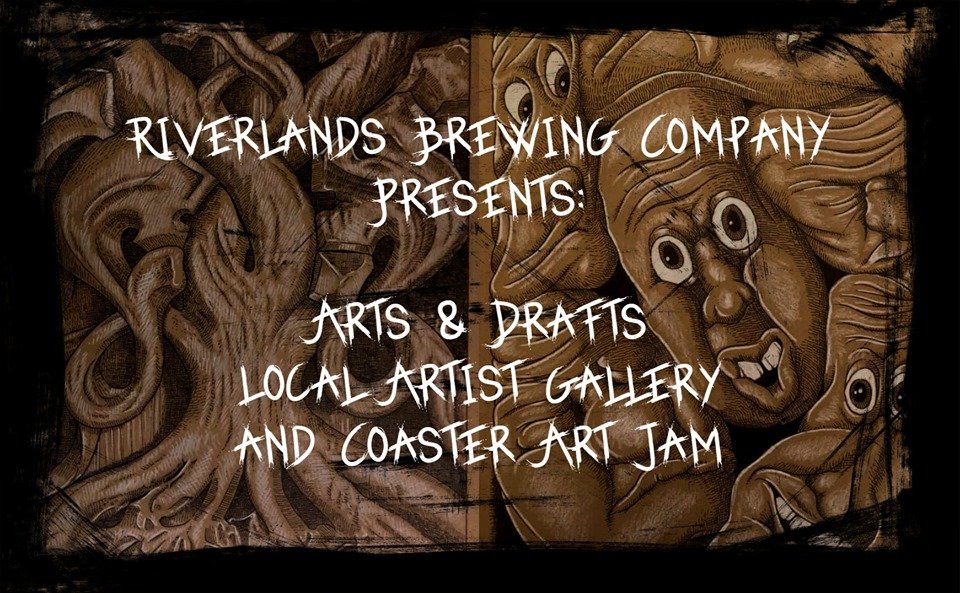 RiverlandsBrew's tweet photo. We're kicking off our new monthly event, #ArtsAndDrafts, on Thurs, Aug 15. Gallery by Elgin artist Chris Palm, @StixandNoodles Food Truck, and all-ages coaster art jam! Grab your Sharpies and check out the details: https://t.co/NBw0LHIsLH https://t.co/yvkAy1IX0c