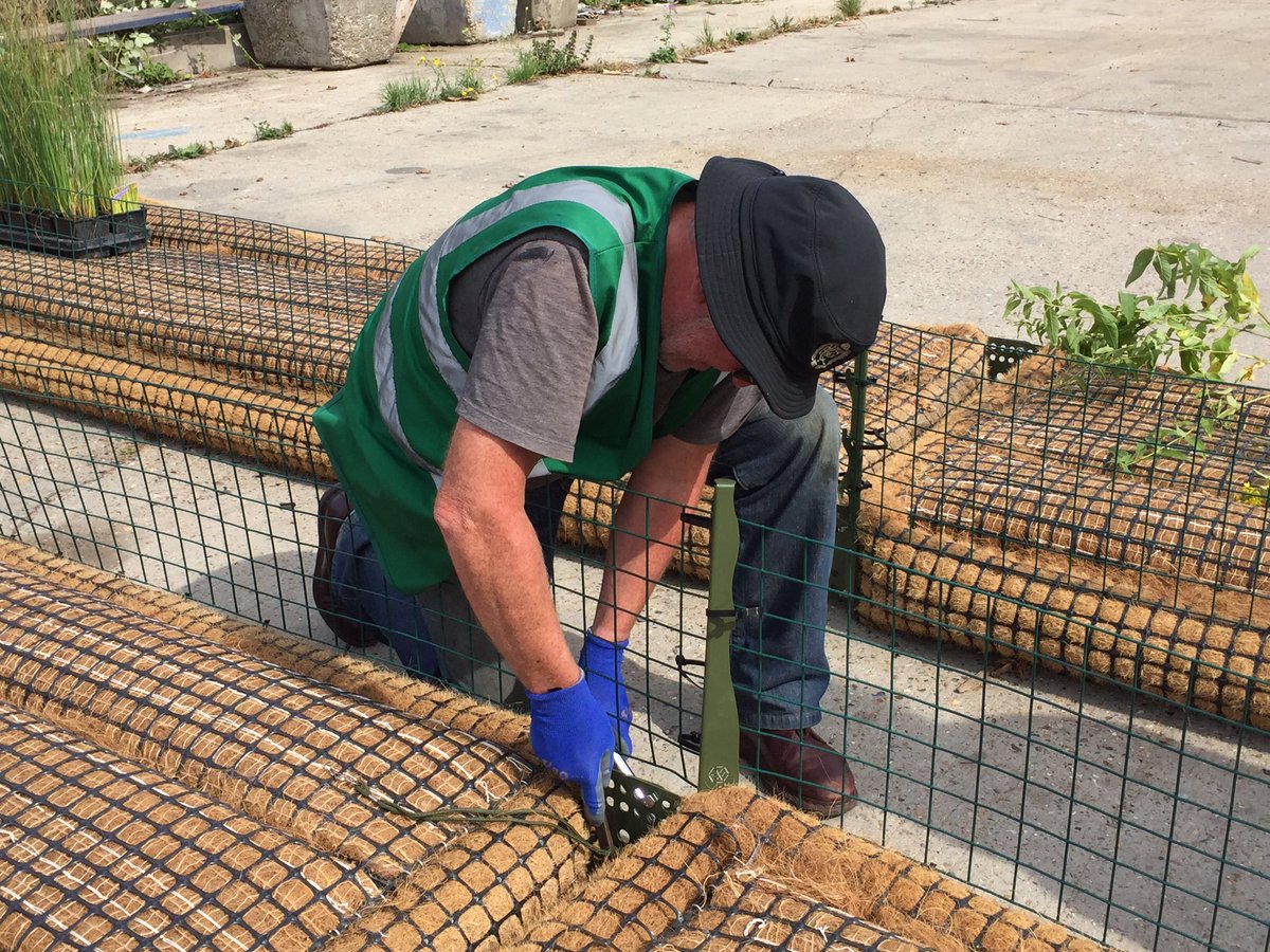 StonebridgeLock's tweet photo. What’s needed to redress #biodiversity decline?Action&amp;communal effort-many hands doing many actions to create #habitatforwildlife.As community “activists”we’ve been called troublemakers,here we’re in action troubling to do good:1st we built it #TottenhamFloatingReedbedProject 2/2 https://t.co/6rz4HUf23C