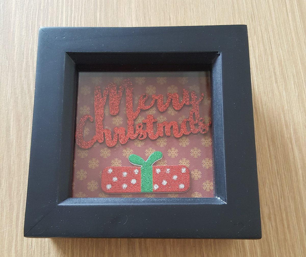 HandmadeinGower's tweet photo. Small Christmas box frame 🎅 https://t.co/K2hVBXqNKe