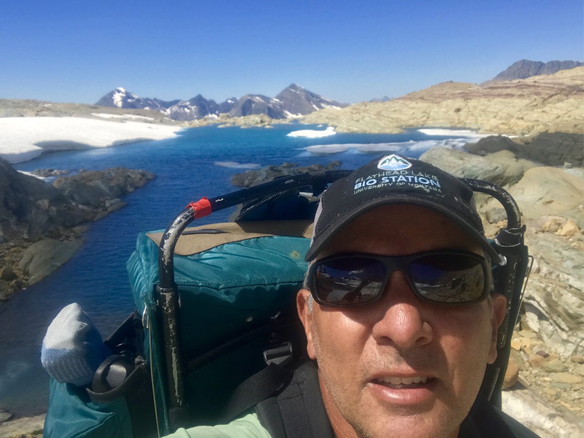 DrLimnology's tweet photo. We are off today to the Sperry Basin In GNP to sample 3 new lakes there. This is our third year for this effort. #flbs19 https://t.co/lECULmRqqI