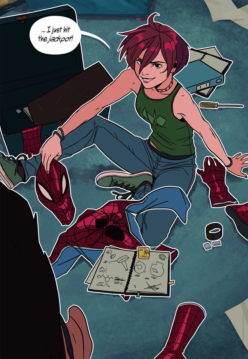 makeoververse's tweet image. &apos;MJ Figures It Out&apos; - a mini-comic 🕷️
(2018)