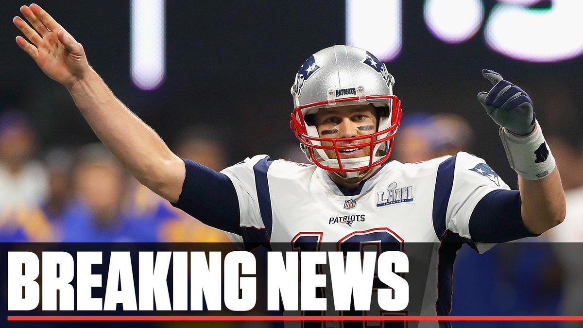 Breaking: Patriots QB Tom Brady is signing a 2-year extension that will pay him $23 million this year, a source tells <a href="/AdamSchefter/">Adam Schefter</a>. 

It will make him the 6th highest-paid QB in the league.