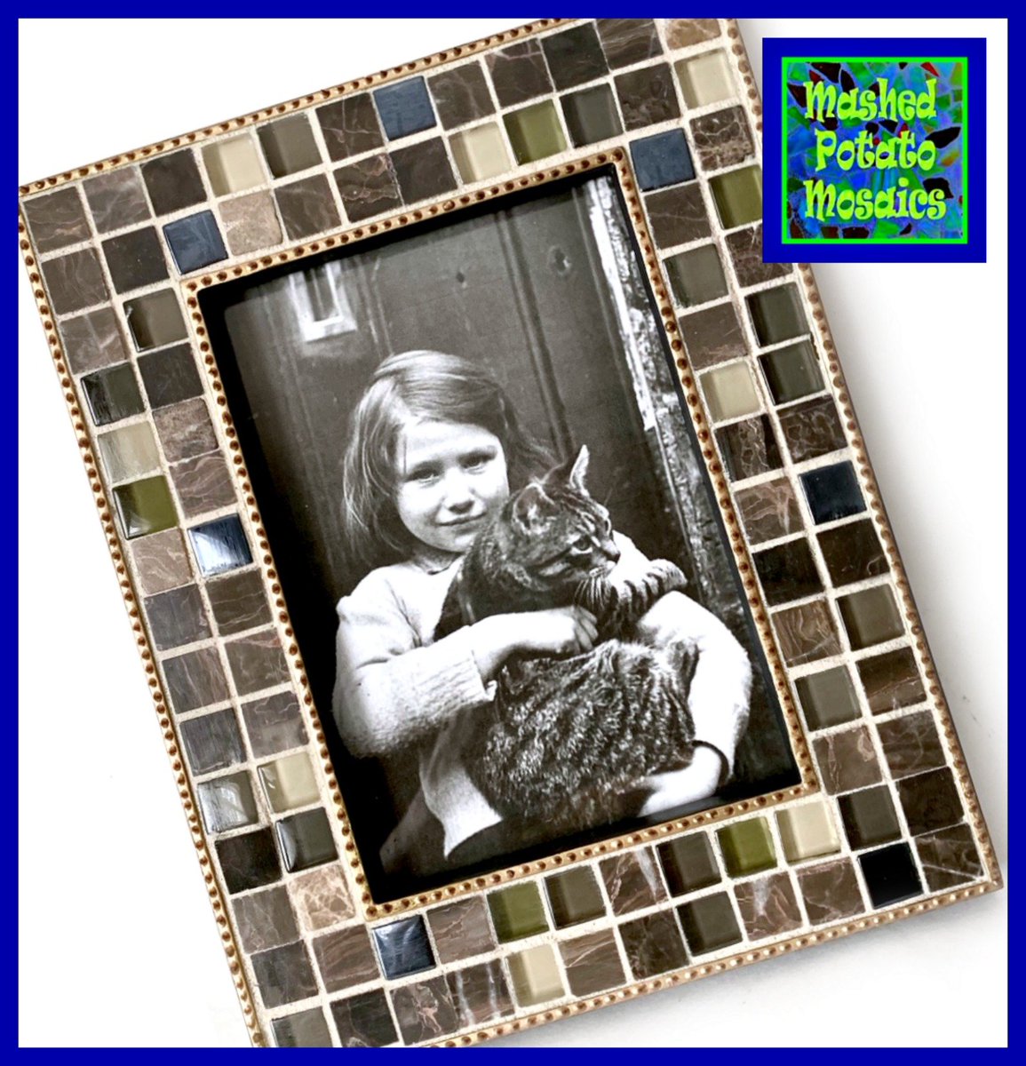 mashed_mosaics's tweet image. Just finished this handsome frame. It will hold a 5x7 photo. etsy.me/2MBcWfD #mosaicframe #pictureframe #handmadeframe #photoframe #giftidea #giftideas #gifts #etsyshop #etsyhandmade #etsyfind #mashedpotatomosaics #frame