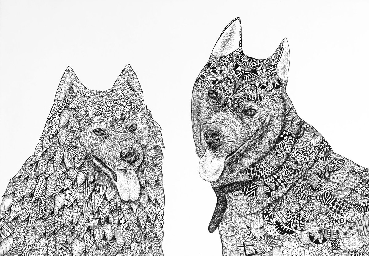 GentangleDesign's tweet photo. Latest Commission piece off to #Australia #handdrawn #southlondon #zentangle #blackandwhite https://t.co/kzsvIApZkd