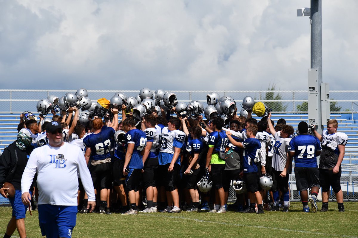 First week of two a days in the books. Ended the week with our first scrimmage!