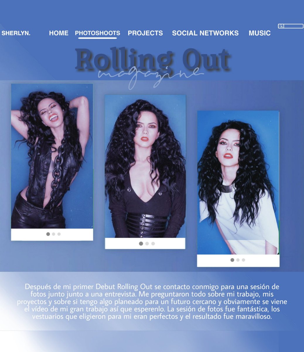 SherlynBush7's tweet photo. ❝𝐏𝐡𝐨𝐬𝐡𝐨𝐨𝐭 𝐛𝐲 𝐑𝐨𝐥𝐥𝐢𝐧𝐠𝐎𝐮𝐭.❞

Aquí les dejo algunas fotos de mi sesión fotográfica con Rolling Out Magazine, quedaron increíbles. En la entrevista se habló un poco sobre mis próximos proyectos y sobre el vídeo de Sun Is Up, el cual saldrá pronto. https://t.co/OrzLAgPGBU