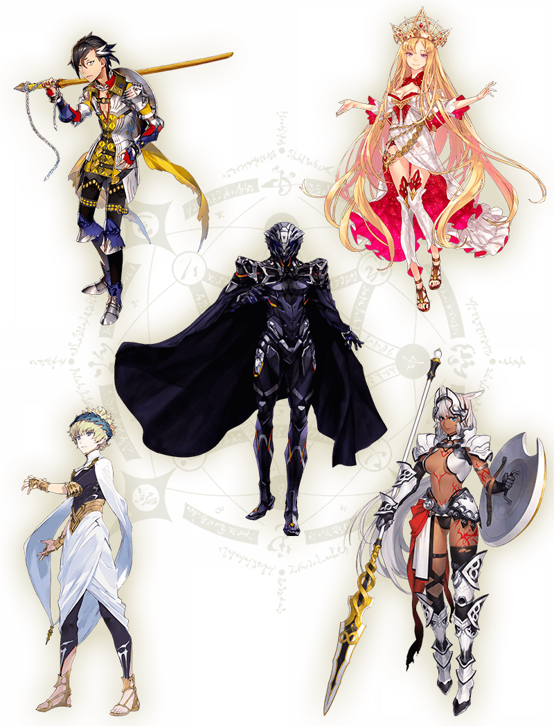 Fate Go News Jp News Illustrations Of The Servants Appearing In Lostbelt No 5 Fgo