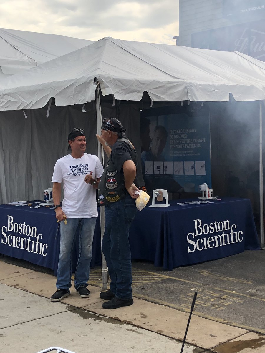 FinstadJohn's tweet image. Day #1 Sturgis 2019 was epic!  @toddarule educated 100s of men and women about men’s health #RestoreMensHealth