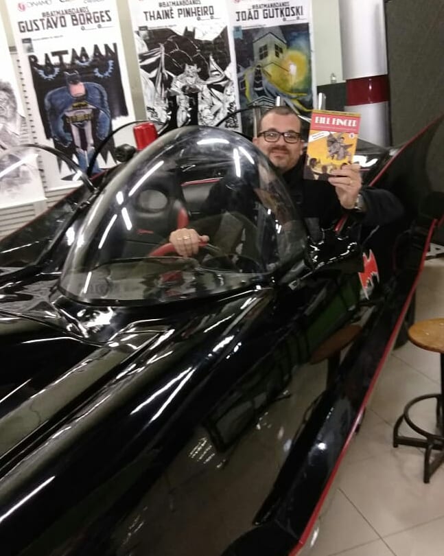 diegomoreau's tweet image. Levando o Bill Finger pra passear. 
#BillFinger #batman #Skript
#ComicConRS