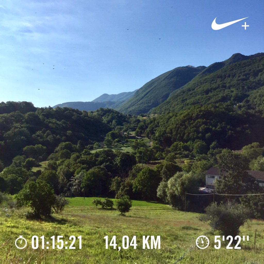fraiovi's tweet image. Discover #Matese 
#iocorroqui
D+307m. Con fatica, sudore e sentimento!
@runlovers 
Best song: Feel Good Inc. [Gorillaz] 
youtu.be/HyHNuVaZJ-k