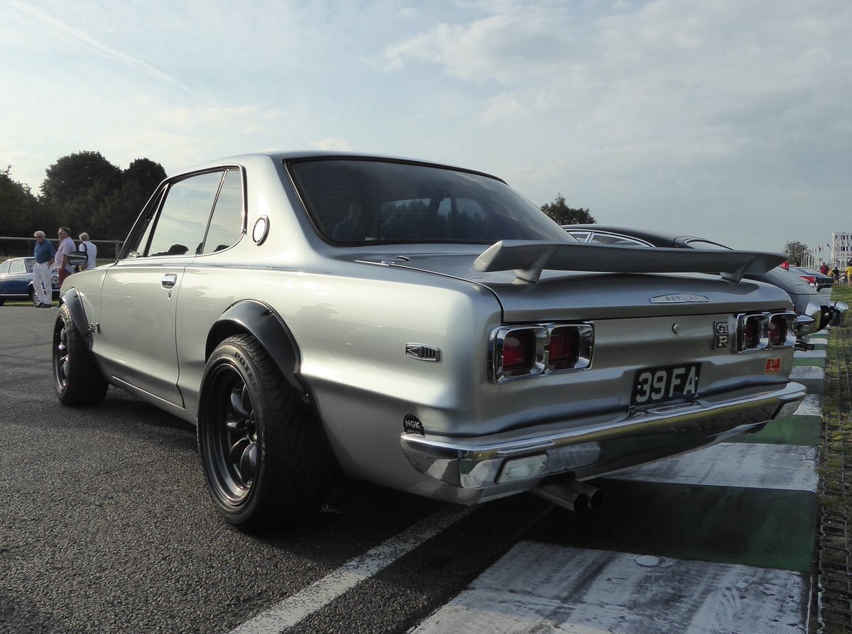 Nissan GT-R Hakosuka at Goodwood today. #ClassicCarSunday #goodwoodbreakfastclub