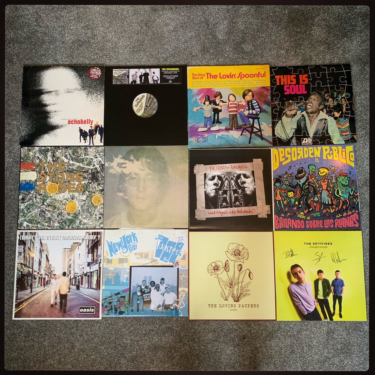 benchampniss's tweet photo. This afternoon’s BBQ vinyl soundtrack... @RealEchobelly @TheExpanders #thelovinspoonful #soul #thisissoul #thestoneroses @johnlennon @desordenpublico @oasis #oasis #britpop #whatsthestorymorningglory @TheToastersNYC @thespitfiresuk #nowplaying https://t.co/3GSe5rTmph