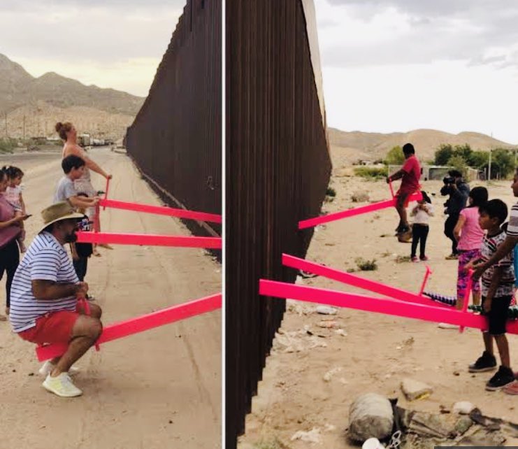 EuniceRendon's tweet photo. Así de contrastante la realidad en un mismo lugar #ElPaso / mientras que algunos se esfuerzan por mostrar la #Binacionalidad #Unión otros terriblemente se van por la #Violencia y el #Racisimo https://t.co/C09xEnql6Z