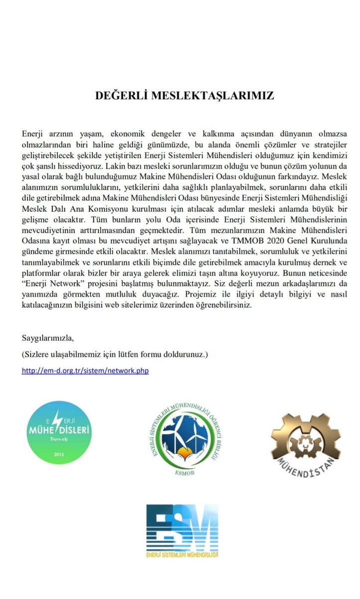 EmdOrgTr's tweet photo. Tüm Meslektaşlarımıza...                 https://t.co/m2cOR8T5UY https://t.co/pt2SkGqHfF