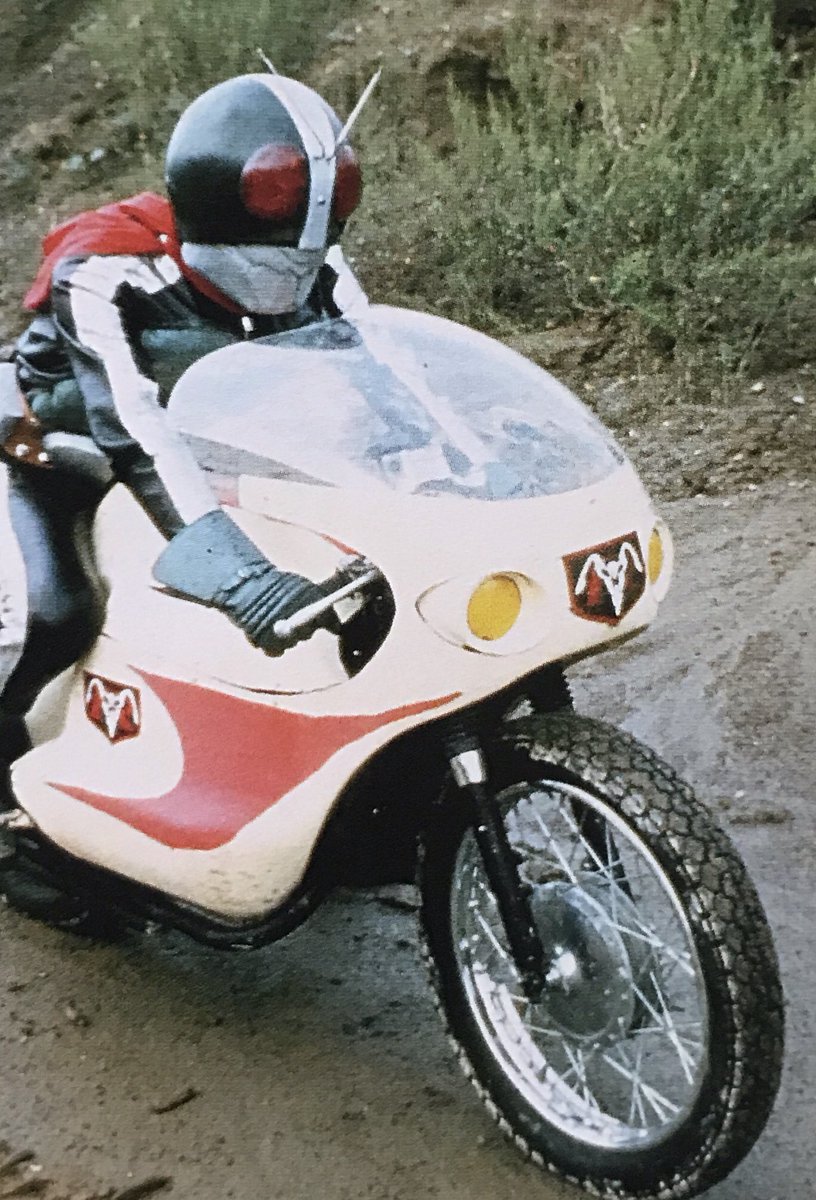 仮面ライダー」1971年9月に行われた撮影会より…ライダー2号と