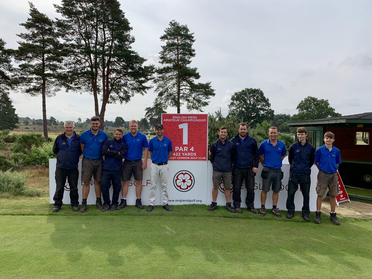 jbaustin2703's tweet photo. Serious shifts put in by the team this week course was looking amazing. Lovely sunrise to finish the week off for the English Amateur open. @peteoliver23 @Joshking_GK @EnglandGolf @HankleyC #EngAm #EngMensAm #hankleycommongolfclub #greenkeeper #golf #biggaltd @biggaltd https://t.co/BMJogq5LuA